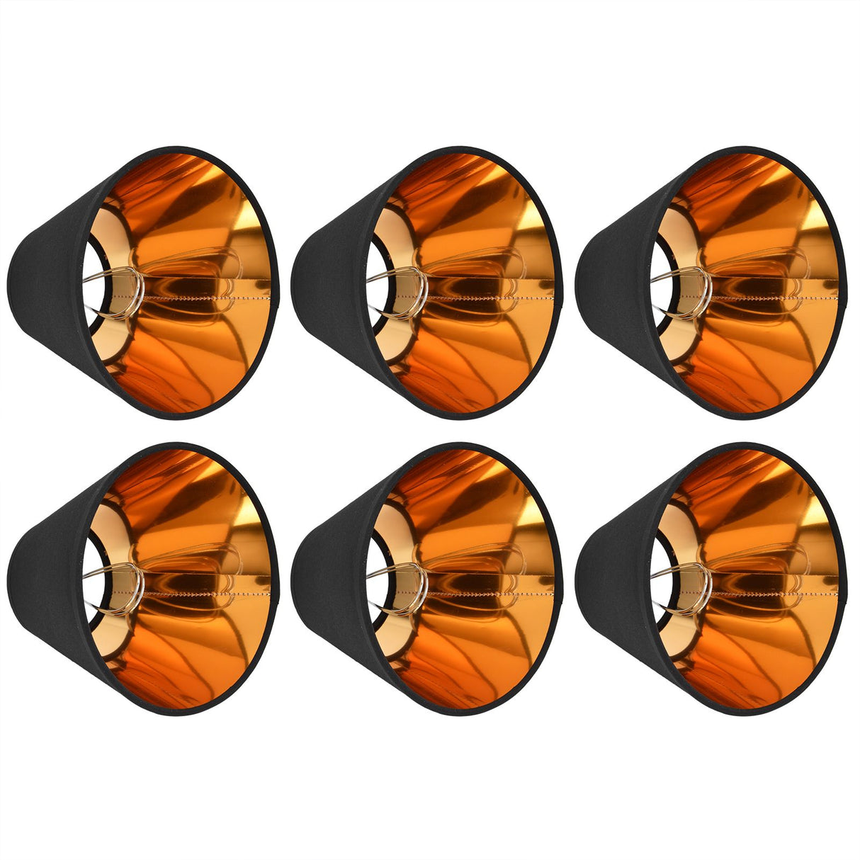 6PCS Fabric Lamp Shade Cloth Clip On Lampshade for E14 Table Chandelier Floor Light Wall Lamp Bedroom Decor