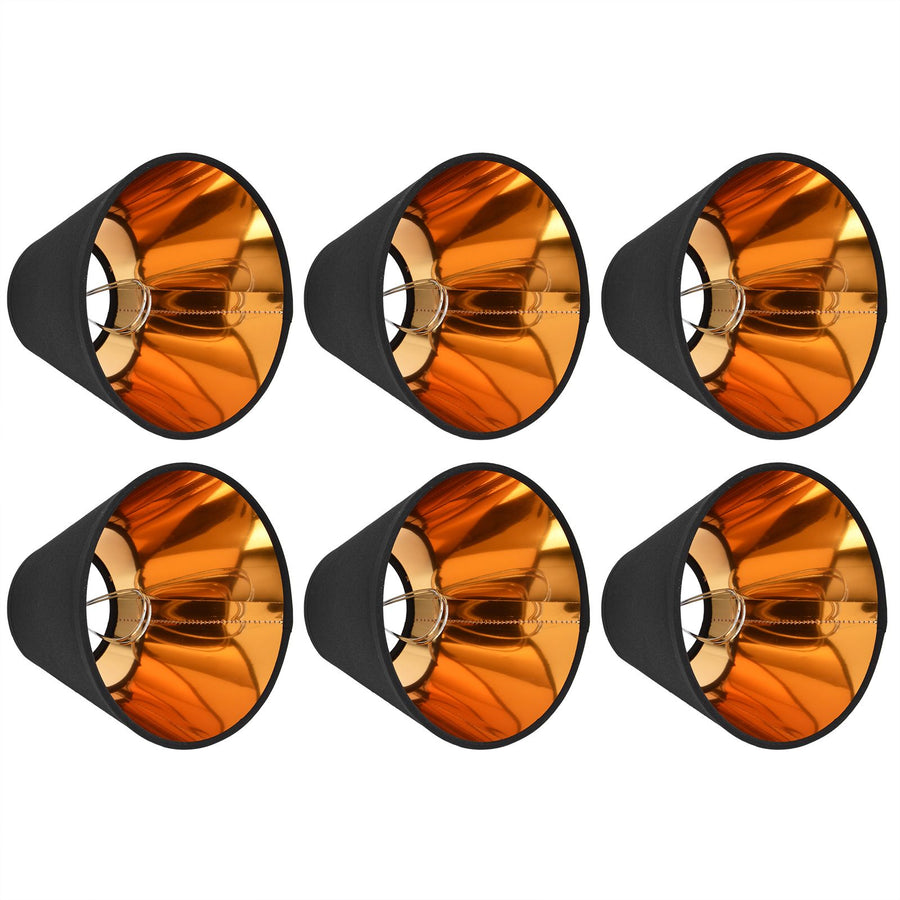 6PCS Fabric Lamp Shade Cloth Clip On Lampshade for E14 Table Chandelier Floor Light Wall Lamp Bedroom Decor