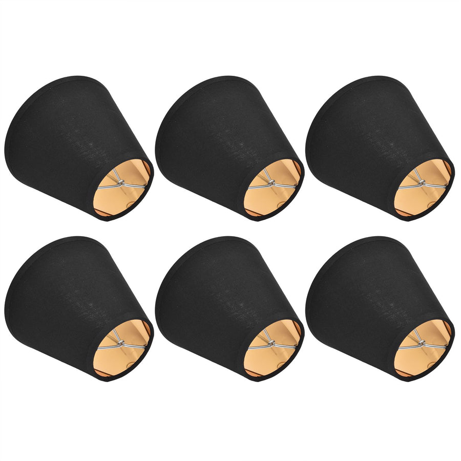 6PCS Fabric Lamp Shade Cloth Clip On Lampshade for E14 Table Chandelier Floor Light Wall Lamp Bedroom Decor