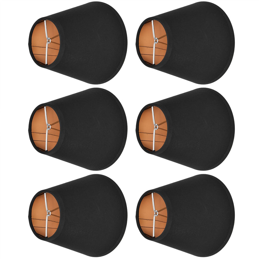 6PCS Fabric Lamp Shade Cloth Clip On Lampshade for E14 Table Chandelier Floor Light Wall Lamp Bedroom Decor