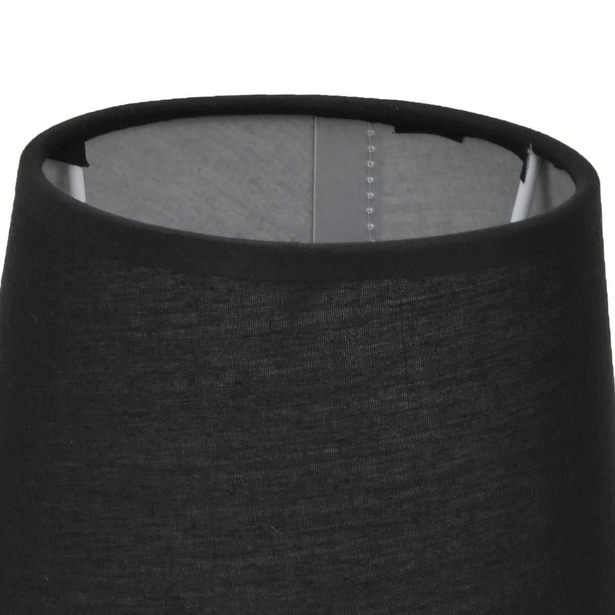 2Pcs Indoor Lamp Shade European Style Fabric Lampshade for E14 Chandelier Table Lamp Floor LampPX15 Black
