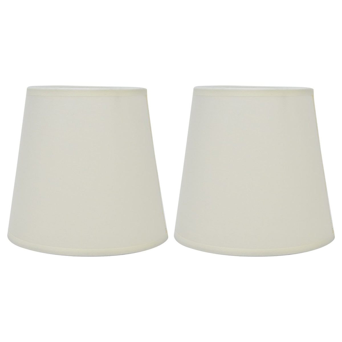 2Pcs Indoor Lamp Shade European Style Fabric Lampshade for E14 Chandelier Table Lamp Floor LampPX17 Beige