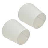 2Pcs Indoor Lamp Shade European Style Fabric Lampshade for E14 Chandelier Table Lamp Floor LampPX17 Beige