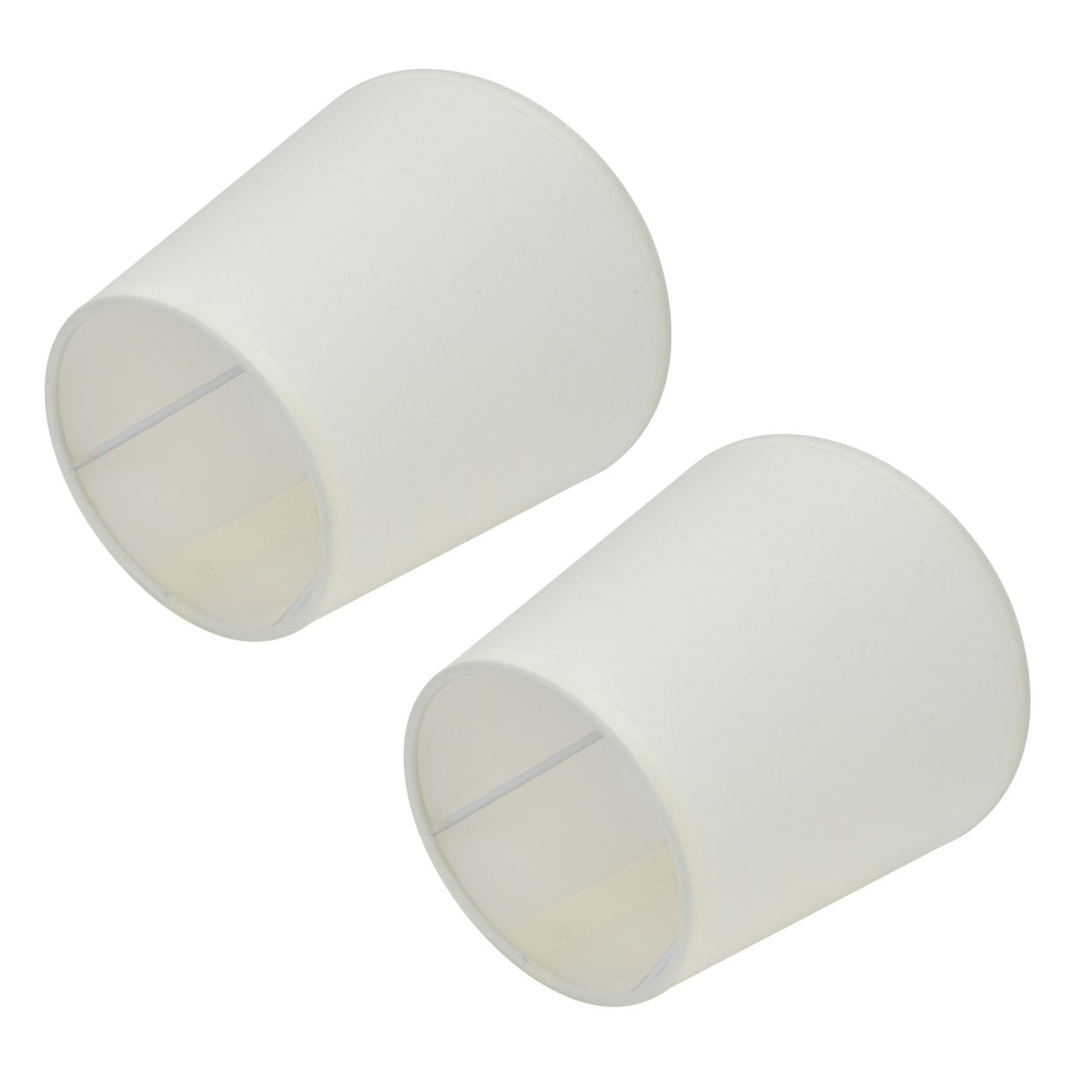 2Pcs Indoor Lamp Shade European Style Fabric Lampshade for E14 Chandelier Table Lamp Floor LampPX17 Beige