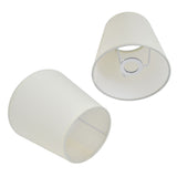 2Pcs Indoor Lamp Shade European Style Fabric Lampshade for E14 Chandelier Table Lamp Floor LampPX17 Beige