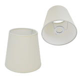 2Pcs Indoor Lamp Shade European Style Fabric Lampshade for E14 Chandelier Table Lamp Floor LampPX17 Beige - Extra Image