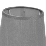 2Pcs Indoor Lamp Shade European Style Fabric Lampshade for E14 Chandelier Table Lamp Floor LampPX150 Silver Gray
