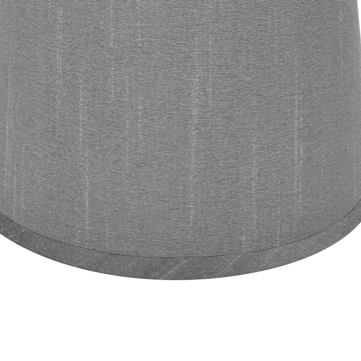 2Pcs Indoor Lamp Shade European Style Fabric Lampshade for E14 Chandelier Table Lamp Floor LampPX150 Silver Gray