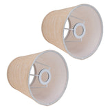 2Pcs Modern Lampshade Home European Style E14 Lamp Shade for Table Lamps Floor Lamps Chandeliers - Top-Down View