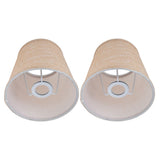 2Pcs Modern Lampshade Home European Style E14 Lamp Shade for Table Lamps Floor Lamps Chandeliers - Close-Up Angle
