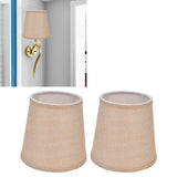 2Pcs Modern Lampshade Home European Style E14 Lamp Shade for Table Lamps Floor Lamps Chandeliers