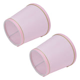 2PCS European Style E14 Lamp Shade Pink Lampshade for Chandelier Table Wall Lamps Home Decoration