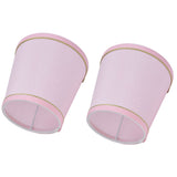 2PCS European Style E14 Lamp Shade Pink Lampshade for Chandelier Table Wall Lamps Home Decoration