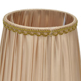 2PCS Fabric Lampshade Simple Lamp Shade for E14 Screw Candlestick Lamp Table Light Chandelier Gold