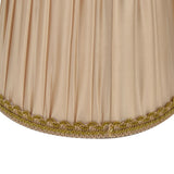 2PCS Fabric Lampshade Simple Lamp Shade for E14 Screw Candlestick Lamp Table Light Chandelier Gold - Extra Image