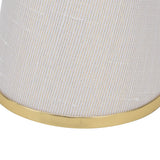 2PCS Fabric Lampshade European Style Lamp Shade for E14 Screw Chandelier Wall Lamp Beige White Gold Edging