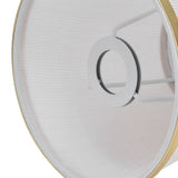 2PCS Fabric Lampshade European Style Lamp Shade for E14 Screw Chandelier Wall Lamp Beige White Gold Edging
