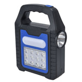 Solar Flashlights USB Rechargeable Solar Panel Portable Handle LED Lantern for Outdoor
