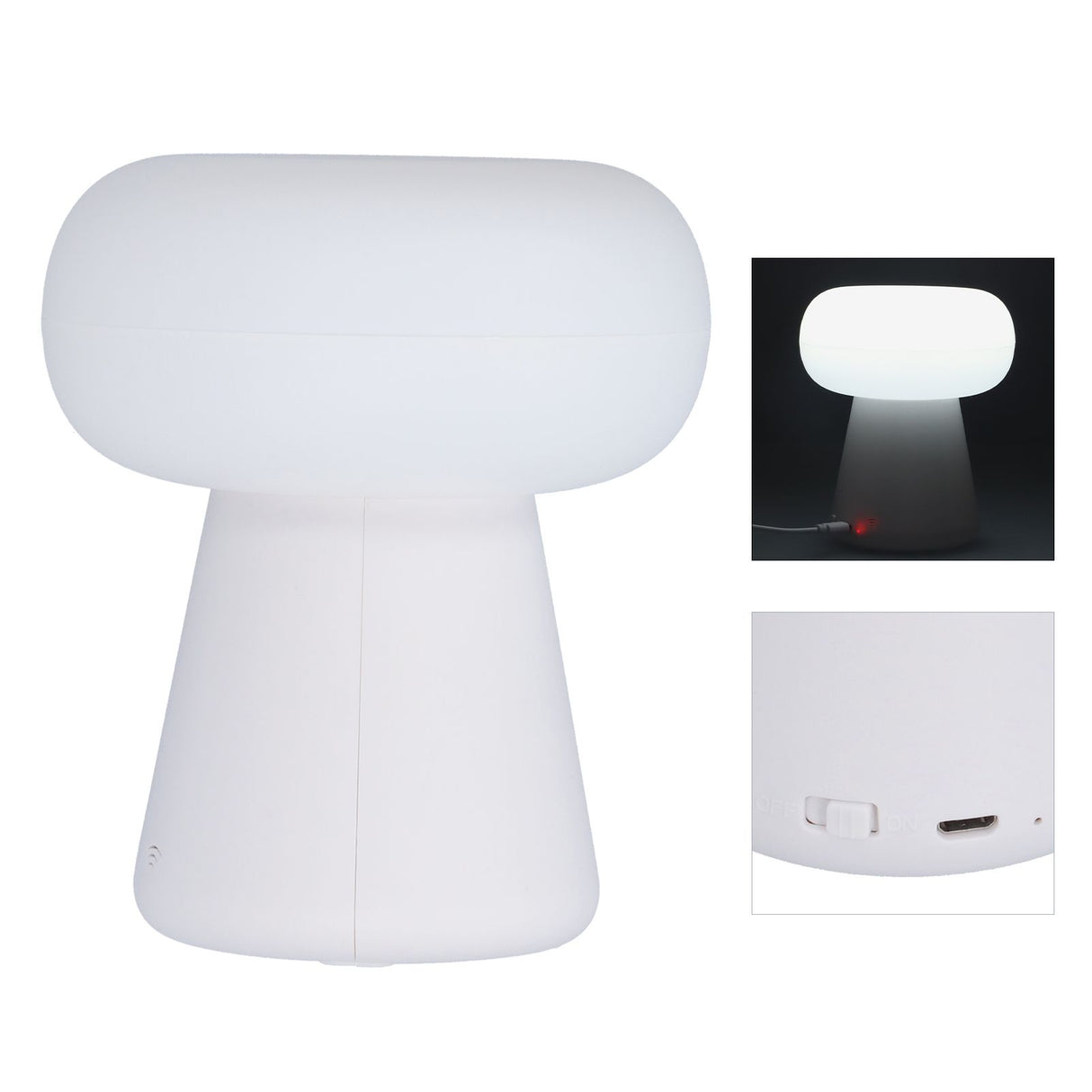 Mushroom Shaped Sensor Light Innovative USB Powered Ambient Lamp for Home