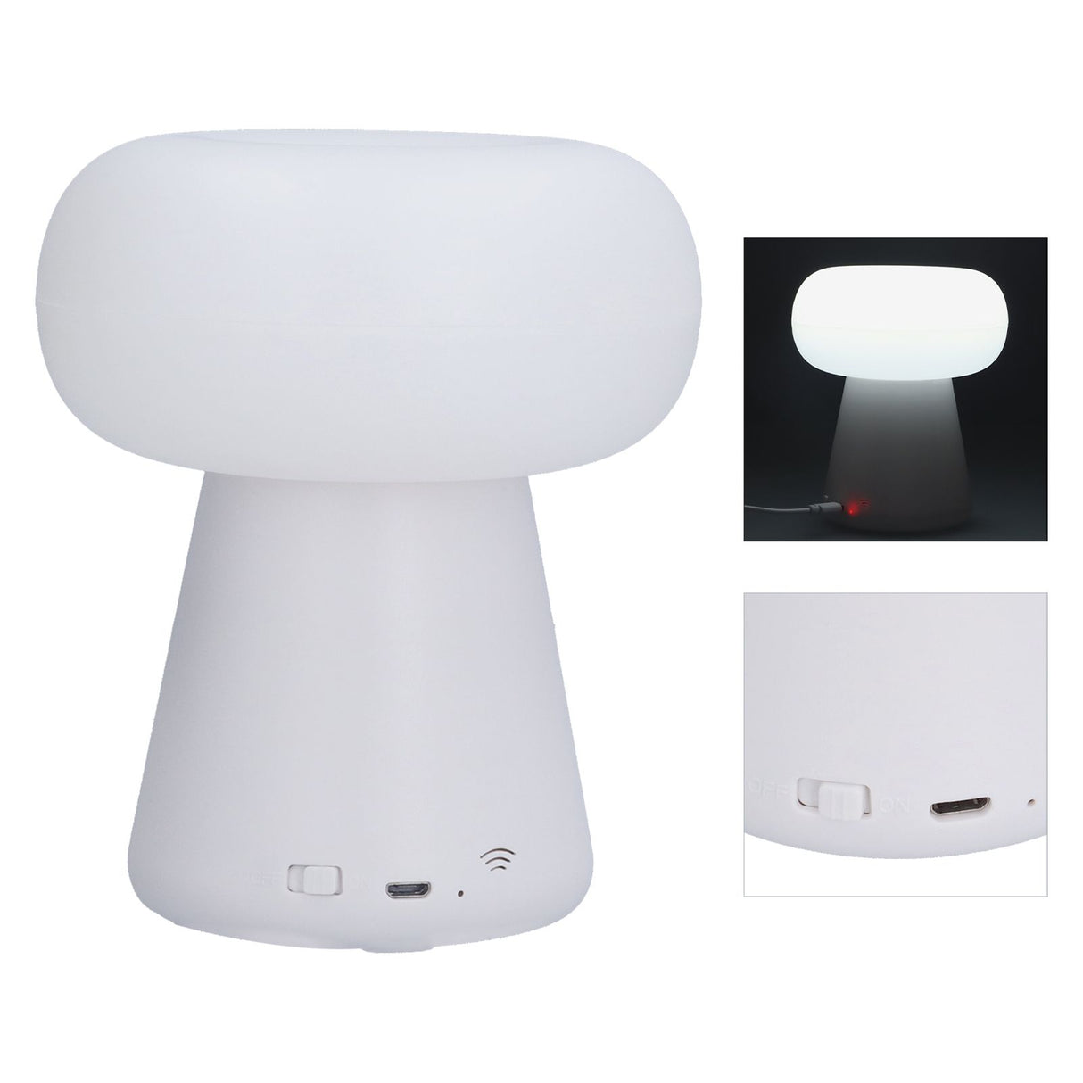 Mushroom Shaped Sensor Light Innovative USB Powered Ambient Lamp for Home