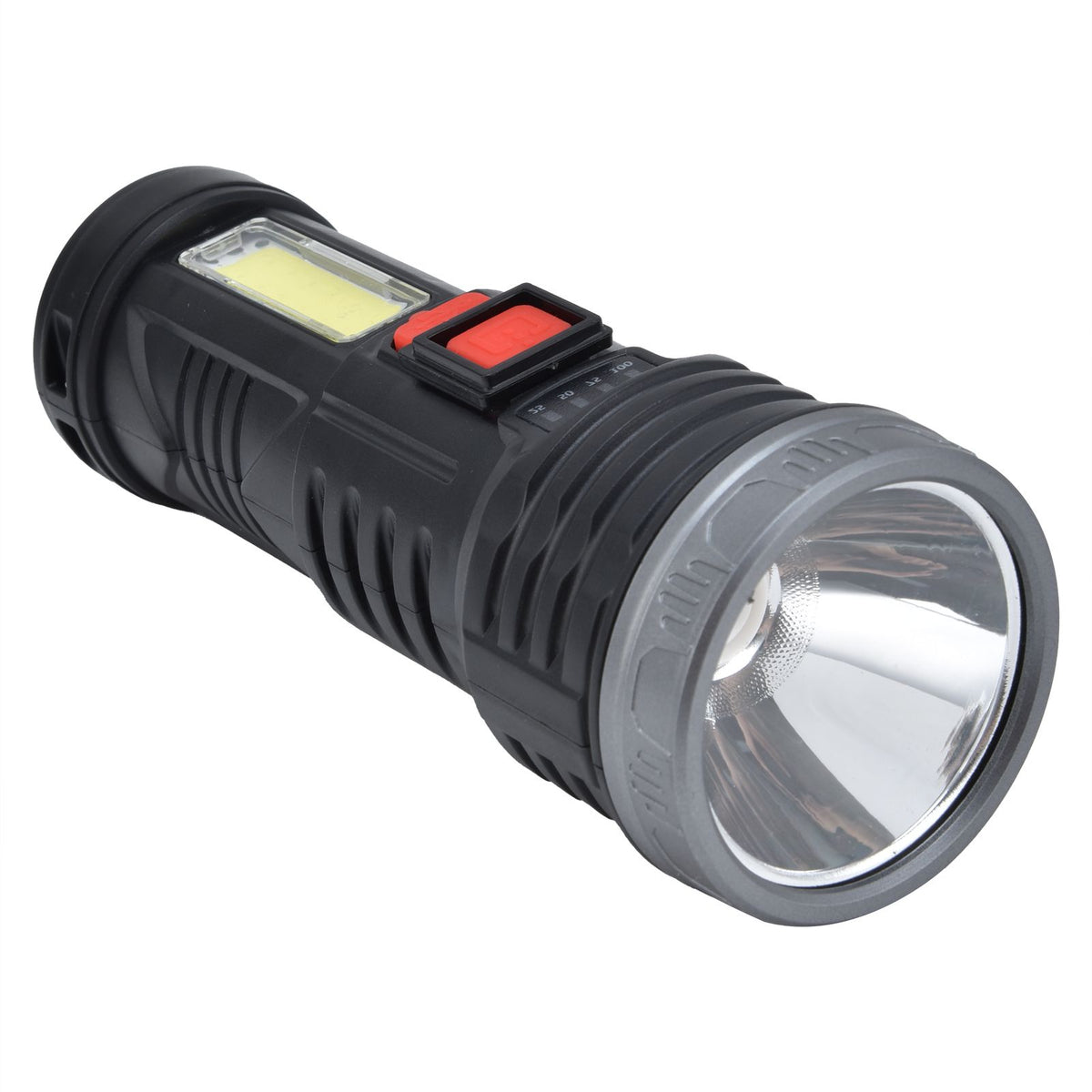 LED Flashlight with COB Sidelight USB Charging Ultra Bright Flashlight Portable Eletric Torch for Outdoor