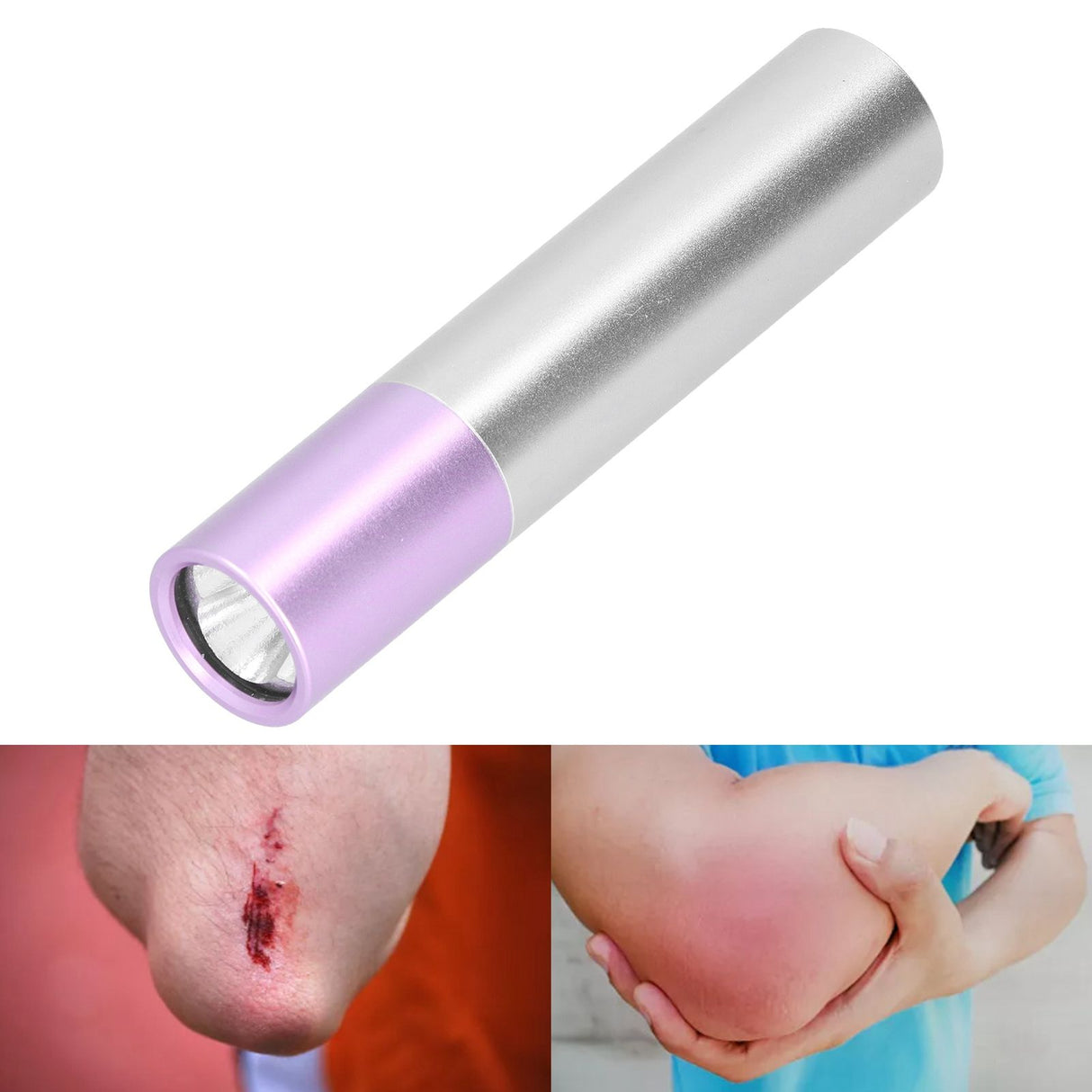 LED Red Light Physiotherapy Flashlight Infrared 630nm +660nm 850nm Physiotherapy Lamp for Pain Relief Home