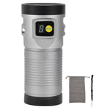 Brightest Flashlight LED 8 Modes Type C 9000mAh Waterproof Multifunctional Outdoor Light for CampingGrey