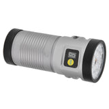 Brightest Flashlight LED 8 Modes Type C 9000mAh Waterproof Multifunctional Outdoor Light for CampingGrey