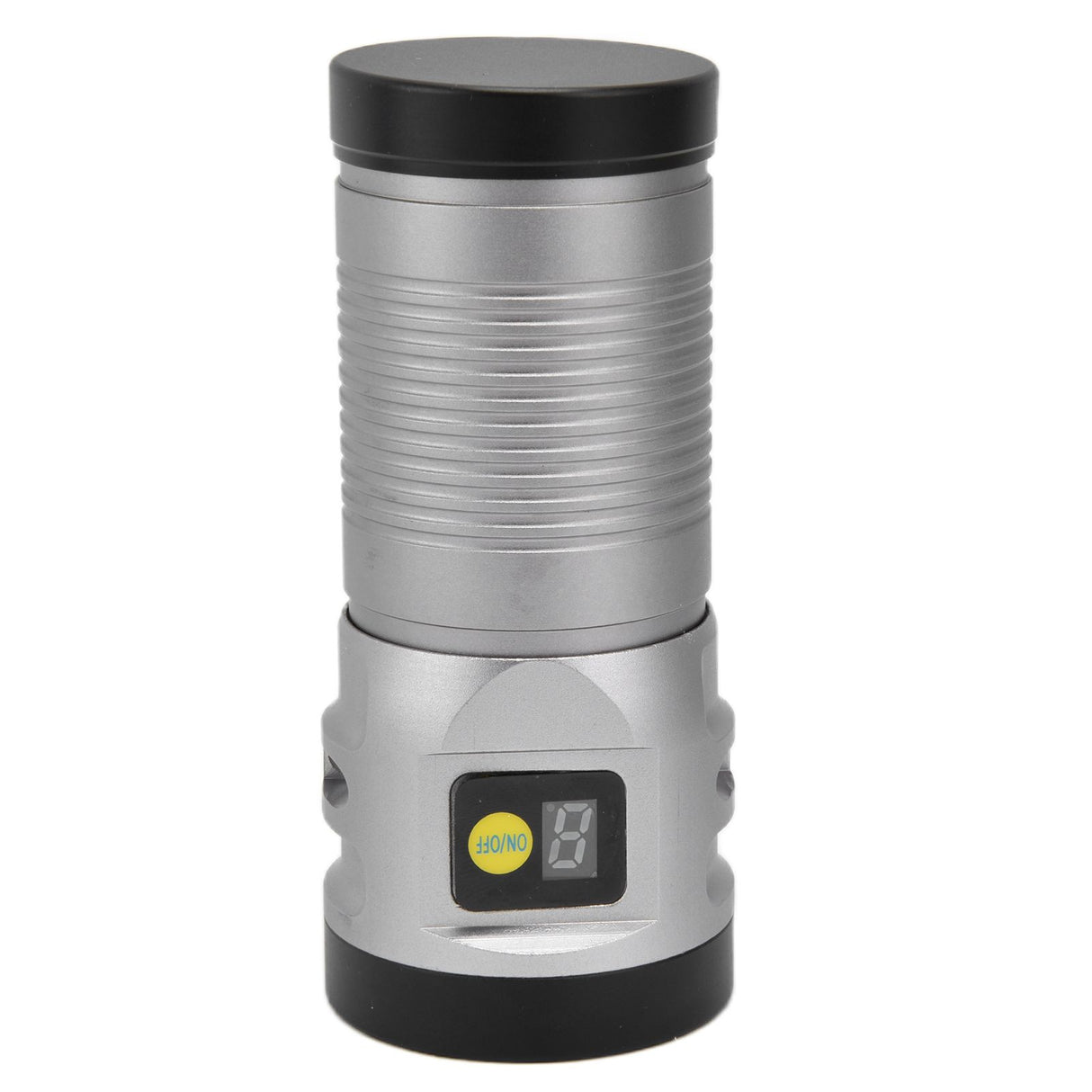 Brightest Flashlight LED 8 Modes Type C 9000mAh Waterproof Multifunctional Outdoor Light for CampingGrey