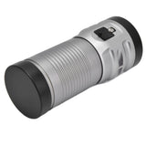 Brightest Flashlight LED 8 Modes Type C 9000mAh Waterproof Multifunctional Outdoor Light for CampingGrey