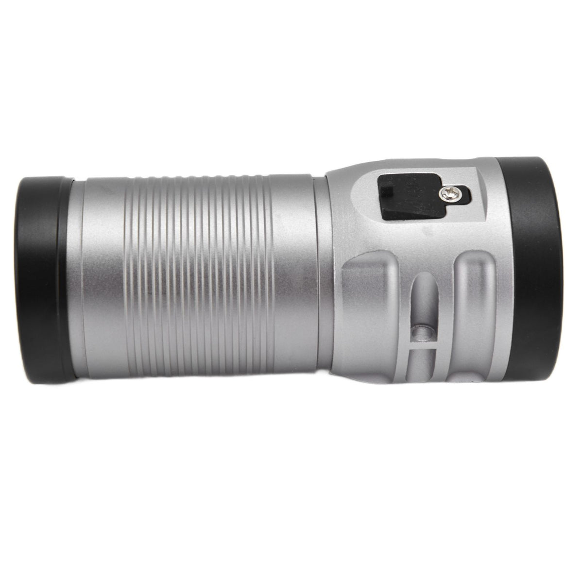 Brightest Flashlight LED 8 Modes Type C 9000mAh Waterproof Multifunctional Outdoor Light for CampingGrey