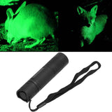 Pocket Flashlight One Key Operation Straight Shape Lighting Tools for Hunting Animals Beekeeping1900 Green Light