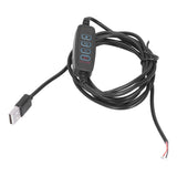 LED 2m Light Switch Cord Dimmable Universal USB Lamp Power Cord for 5V Lamp Outdoor Home - Side View