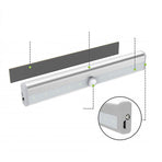 LED Closet Light 10 LEDs USB Rechargeable Motion Sensor Closet Light Wall Light for Home Kitchen Bedroom White Light