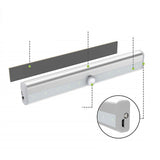 LED Closet Light 10 LEDs USB Rechargeable Motion Sensor Closet Light Wall Light for Home Kitchen Bedroom White Light - Front View