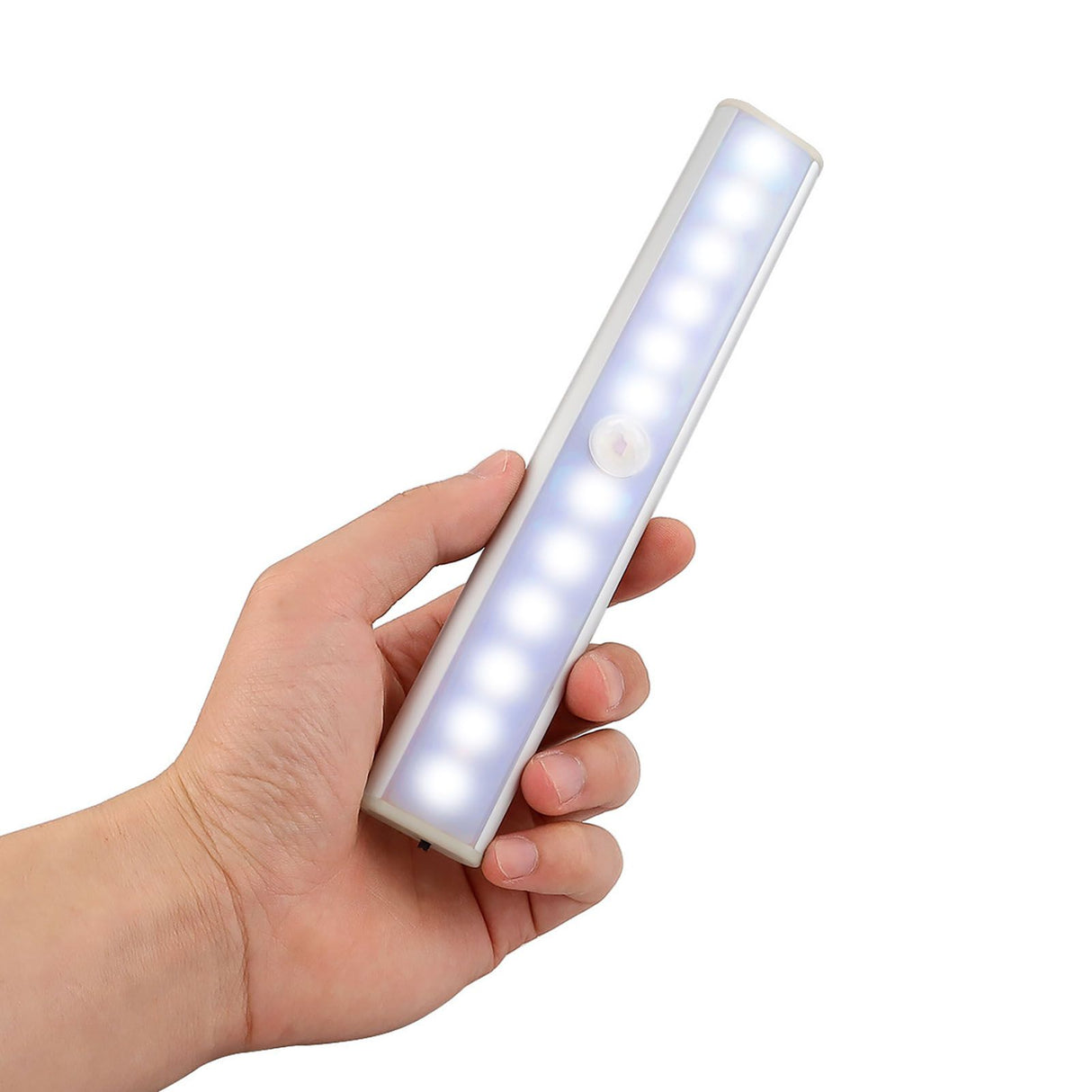 LED Closet Light 10 LEDs USB Rechargeable Motion Sensor Closet Light Wall Light for Home Kitchen Bedroom White Light