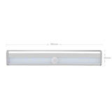 LED Closet Light 10 LEDs USB Rechargeable Motion Sensor Closet Light Wall Light for Home Kitchen Bedroom White Light