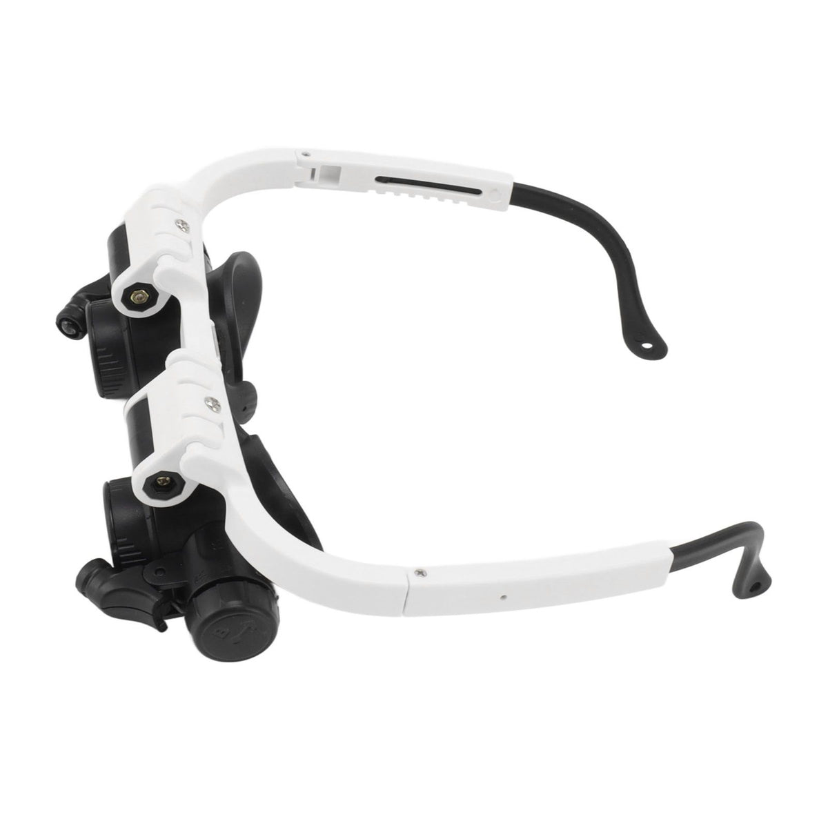 Head Mount Magnifying Glasses 8X 15X 23X Hands Free Bracket Magnifier with 2 LED Lights for Watch Repair