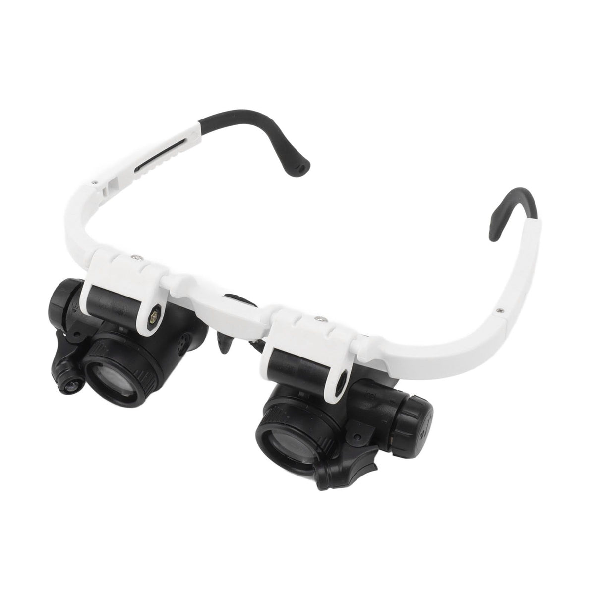 Head Mount Magnifying Glasses 8X 15X 23X Hands Free Bracket Magnifier with 2 LED Lights for Watch Repair