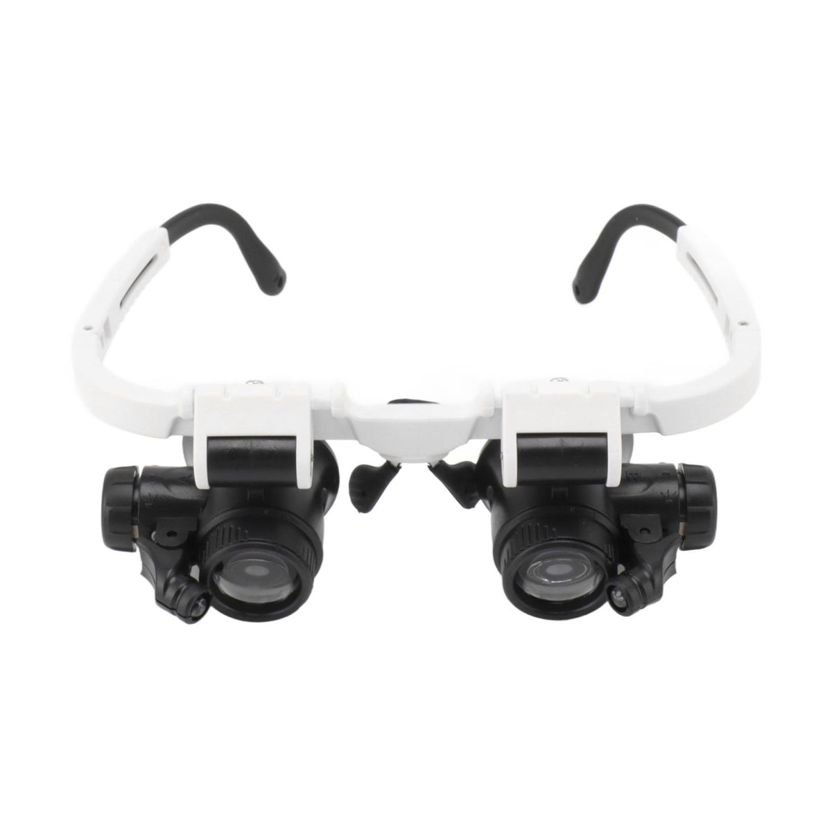 Head Mount Magnifying Glasses 8X 15X 23X Hands Free Bracket Magnifier with 2 LED Lights for Watch Repair