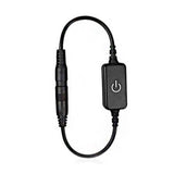 12‑24V 4A Mini LED Dimmer Touch Switch Single Color Light Emitting Diode Strip Light Brightness Controller On Off Switch Black
