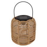 Solar Lantern Outdoor Hanging Solar Lights Waterproof Decorative Rattan Lantern for Table Patio Garden Yard Porch Tungsten - Top-Down View