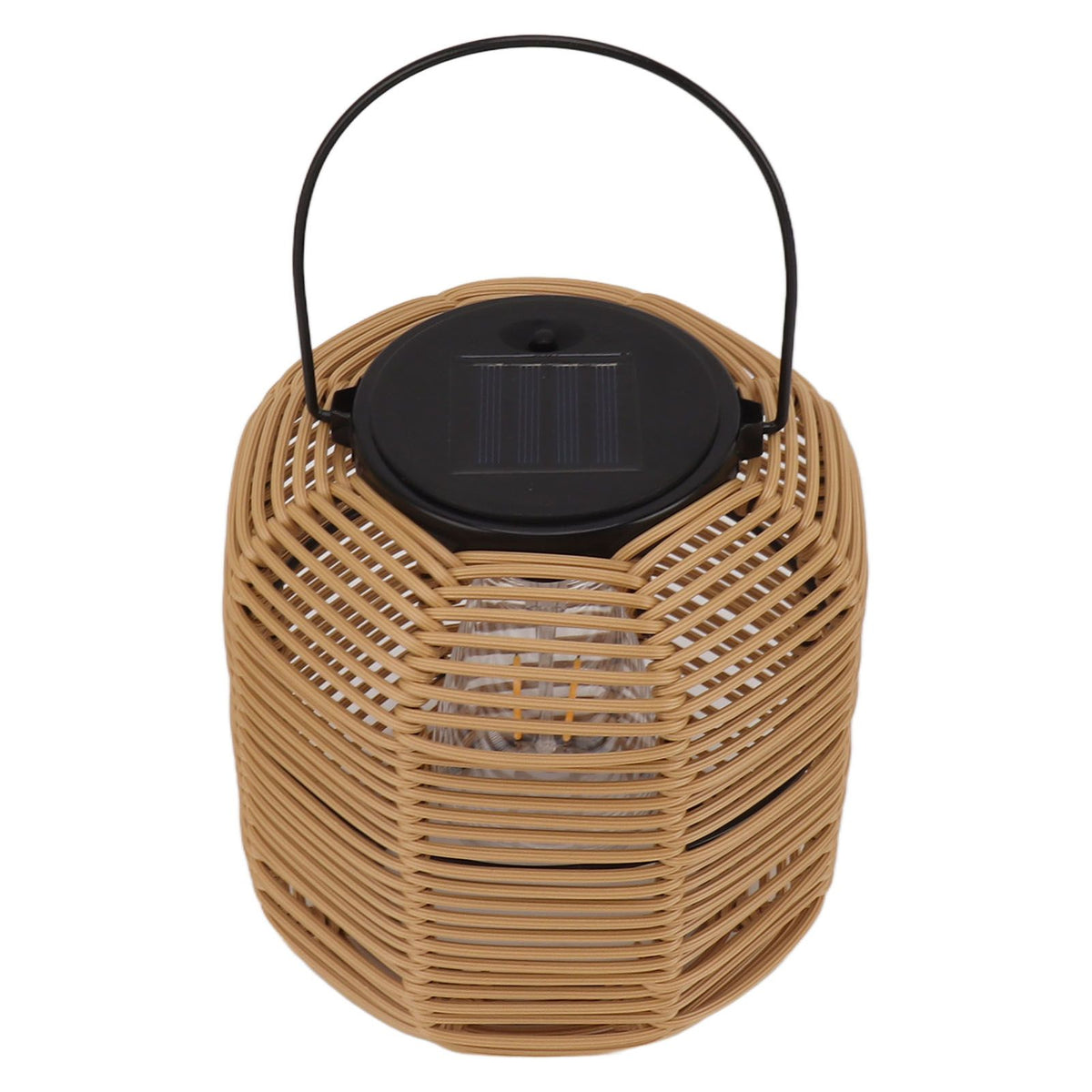Solar Lantern Outdoor Hanging Solar Lights Waterproof Decorative Rattan Lantern for Table Patio Garden Yard Porch Tungsten