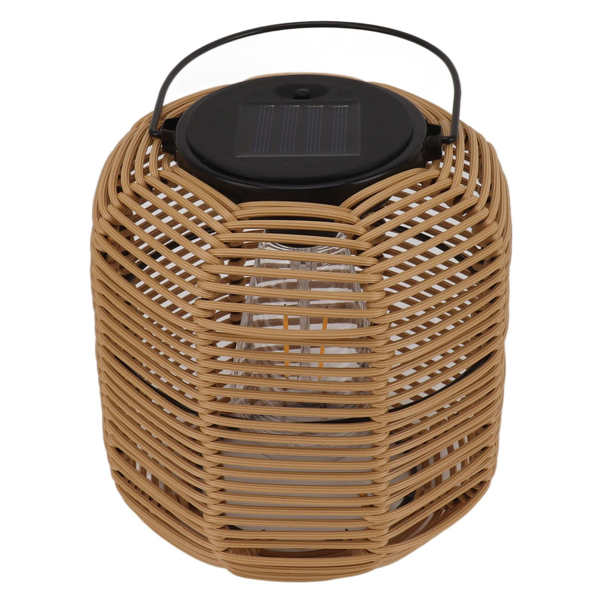 Solar Lantern Outdoor Hanging Solar Lights Waterproof Decorative Rattan Lantern for Table Patio Garden Yard Porch Tungsten