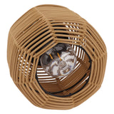 Solar Lantern Outdoor Hanging Solar Lights Waterproof Decorative Rattan Lantern for Table Patio Garden Yard Porch Tungsten - Extra Image