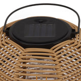 Solar Lantern Outdoor Hanging Solar Lights Waterproof Decorative Rattan Lantern for Table Patio Garden Yard Porch Tungsten