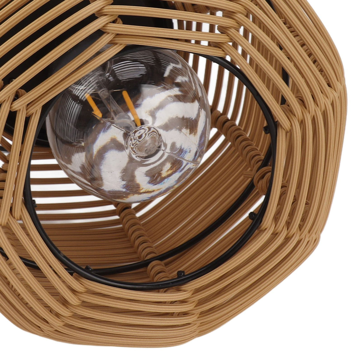 Solar Lantern Outdoor Hanging Solar Lights Waterproof Decorative Rattan Lantern for Table Patio Garden Yard Porch Tungsten