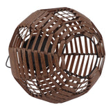Rattan Solar Lantern Outdoor LED Hanging Lantern Waterproof Landscape Decorative Lamp for Garden Lawn Patio