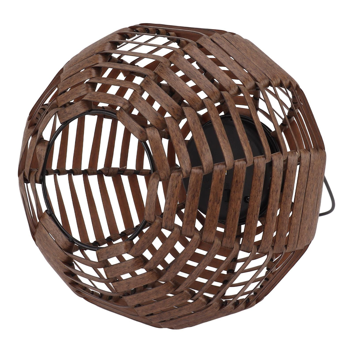 Rattan Solar Lantern Outdoor LED Hanging Lantern Waterproof Landscape Decorative Lamp for Garden Lawn Patio