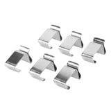 50Pcs Metal Christmas Lights Gutter Hooks Stainless Steel Christmas Lights Gutter Hangers L 24x15mm